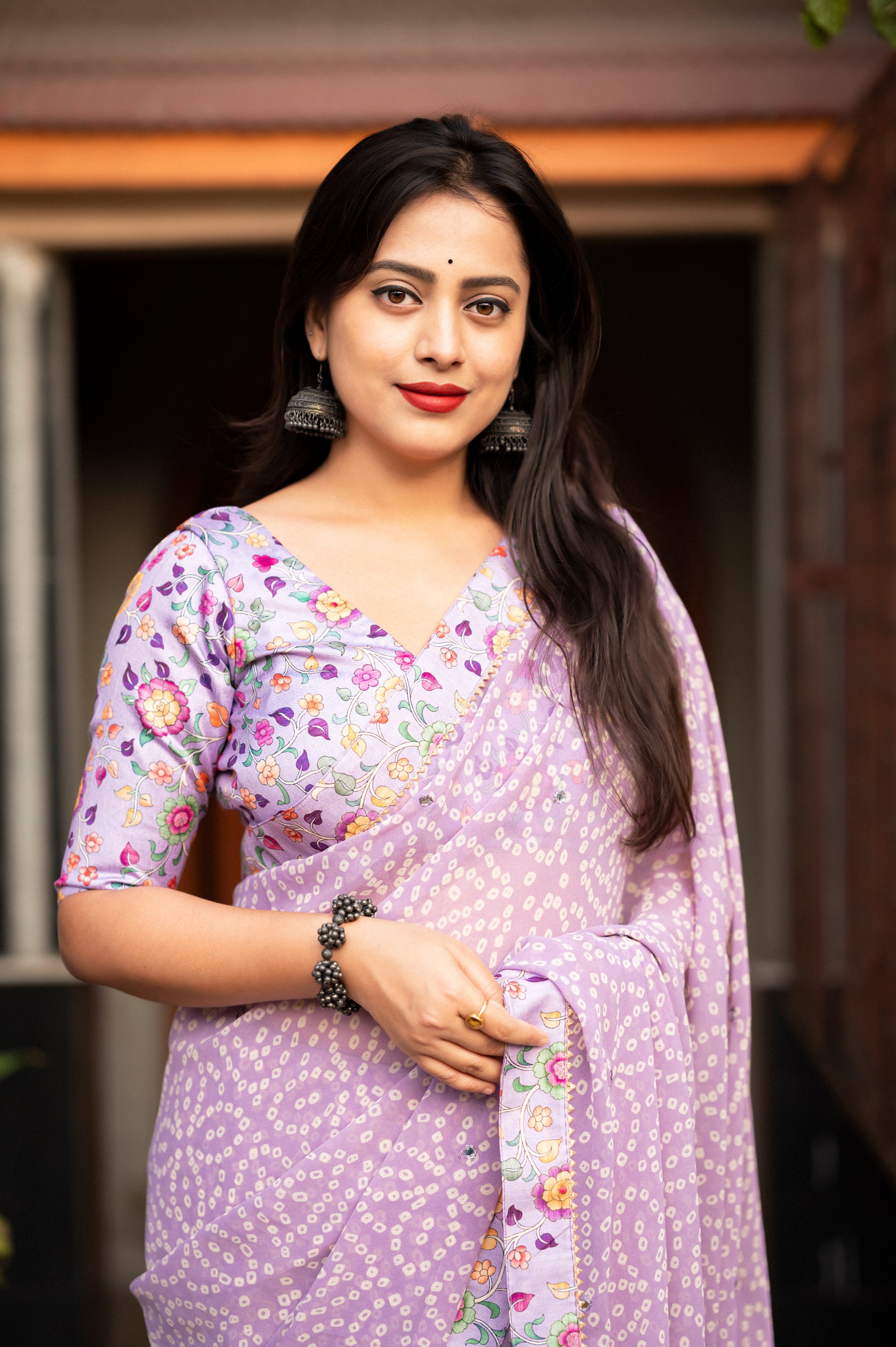 New fancy georgette saree