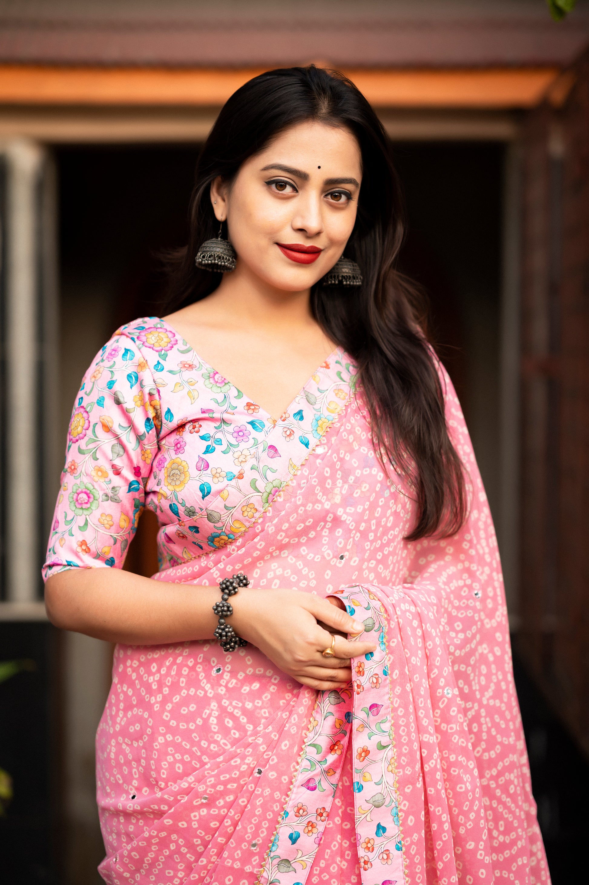 New fancy georgette saree