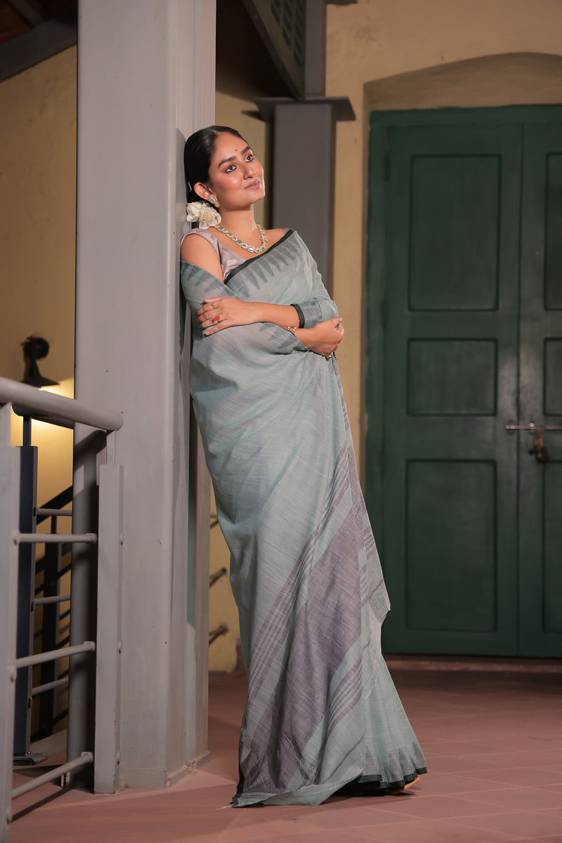 Rupashri Pure Linen Saree