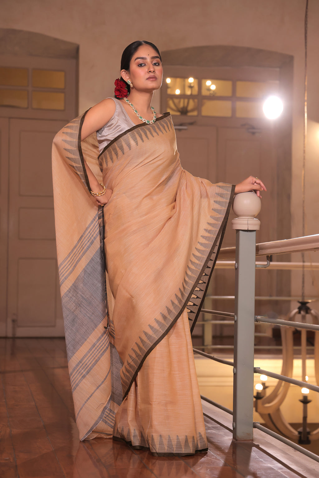 Rupashri Pure Linen Saree