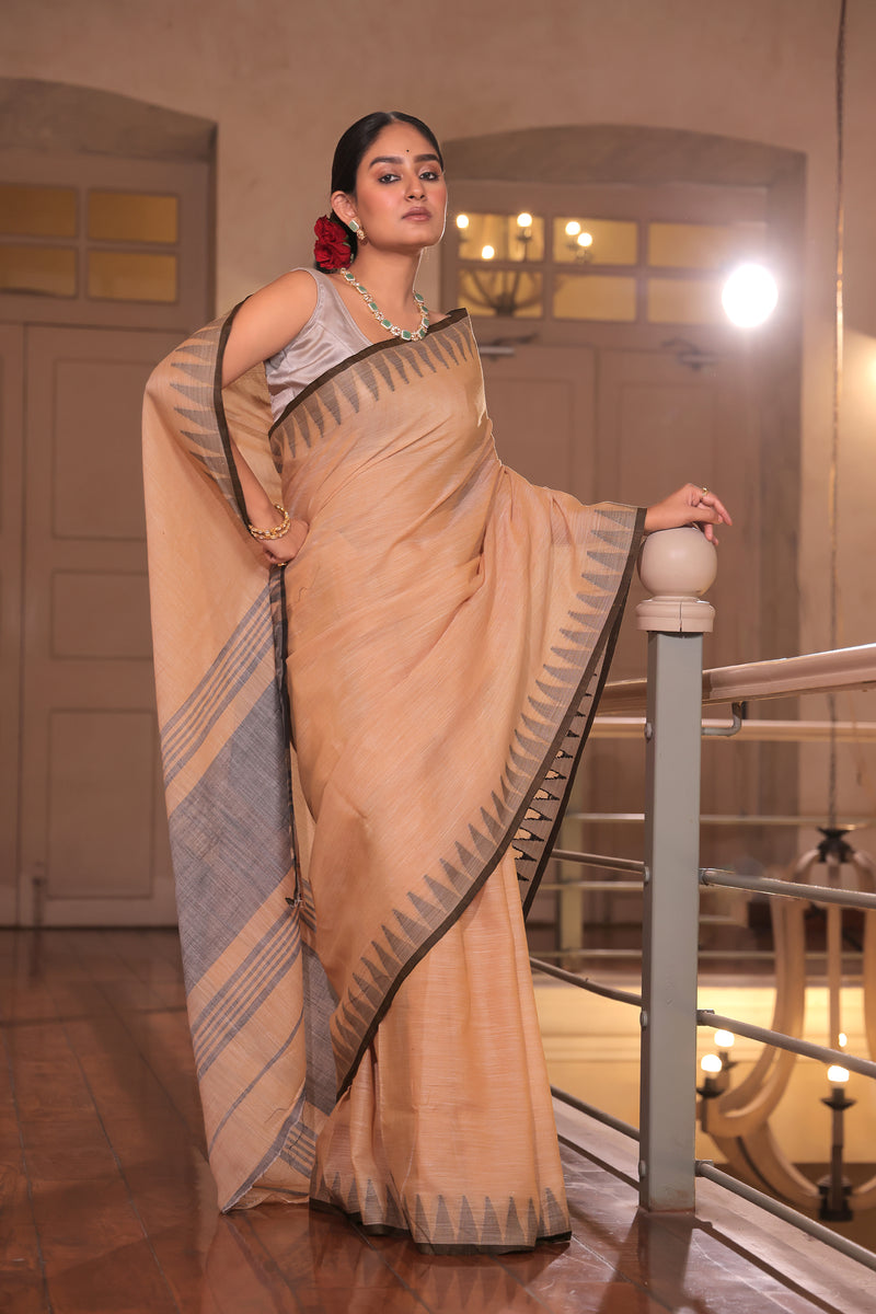 Rupashri Pure Linen Saree