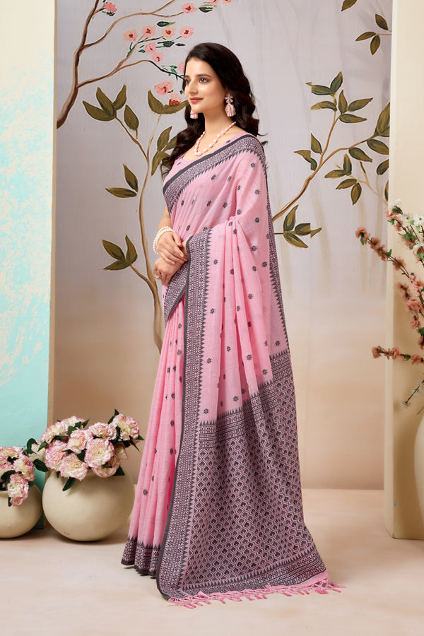 Pure Linen Saree – Effortless Elegance for Everyday Wear