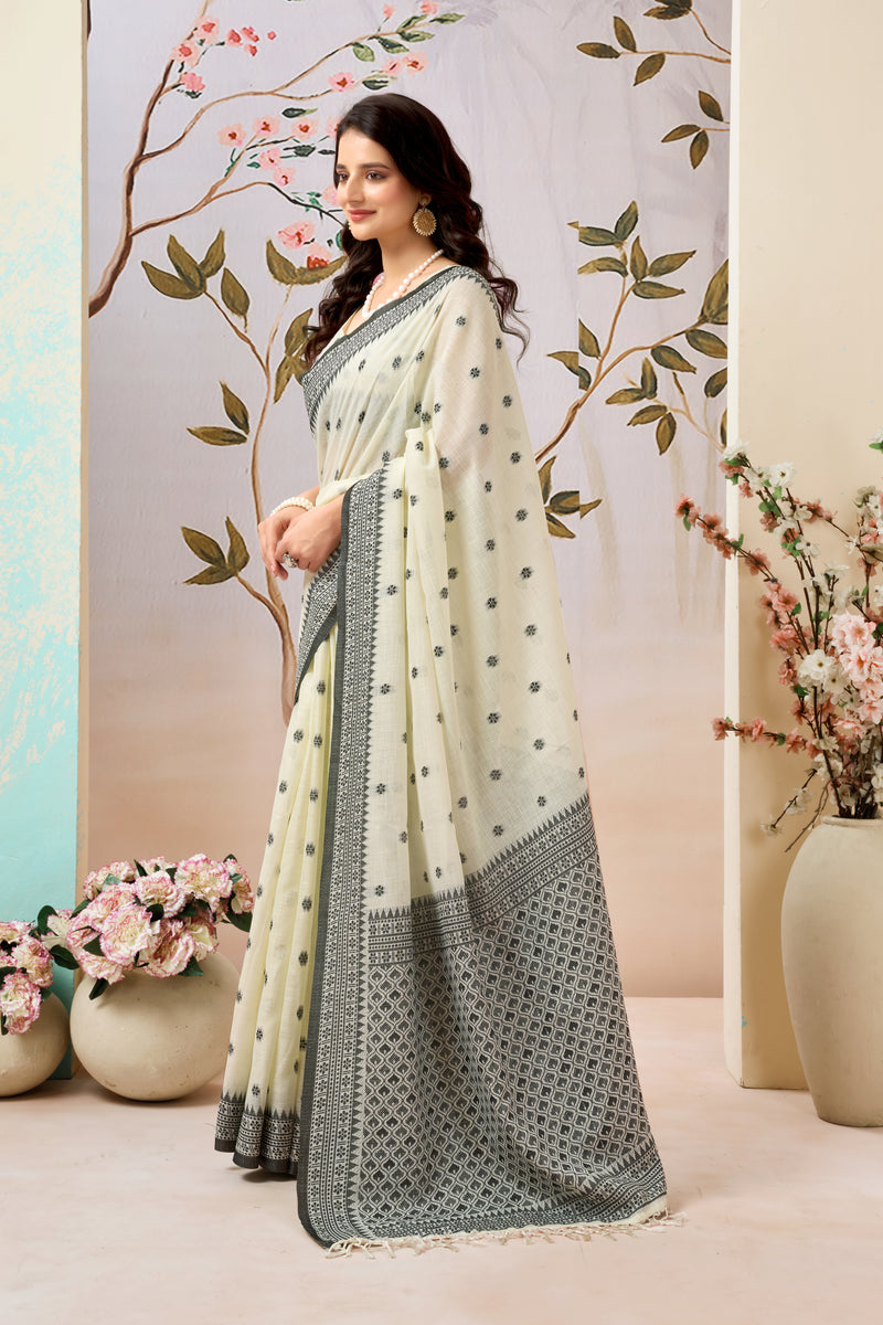 Pure Linen Saree – Effortless Elegance for Everyday Wear