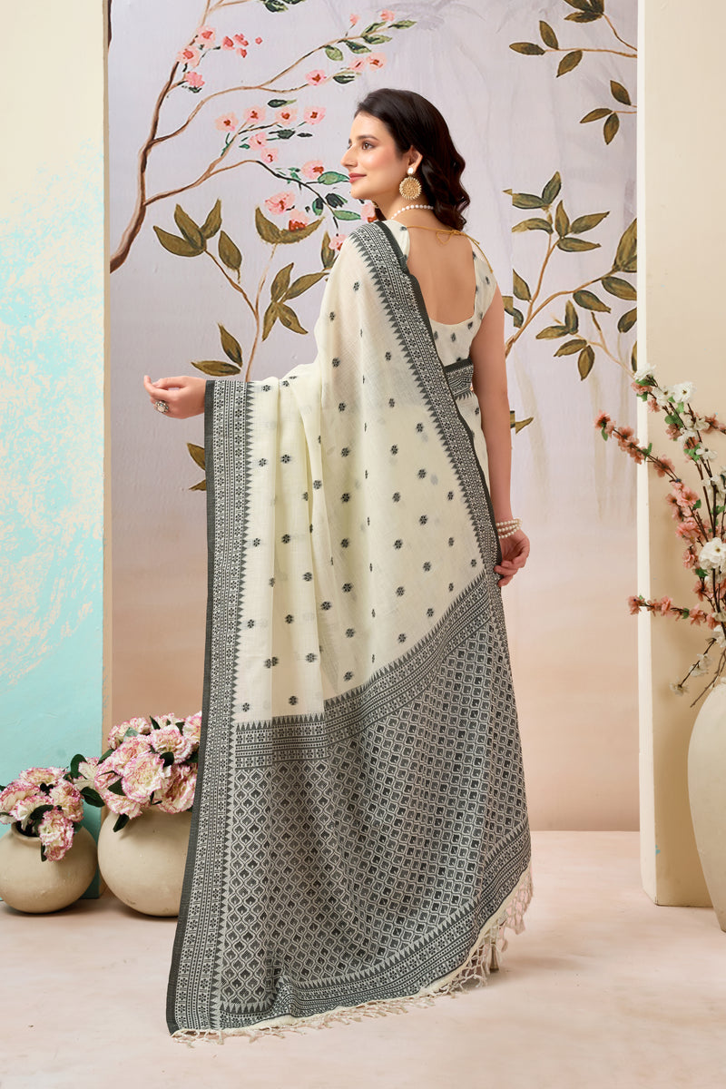 Pure Linen Saree – Effortless Elegance for Everyday Wear