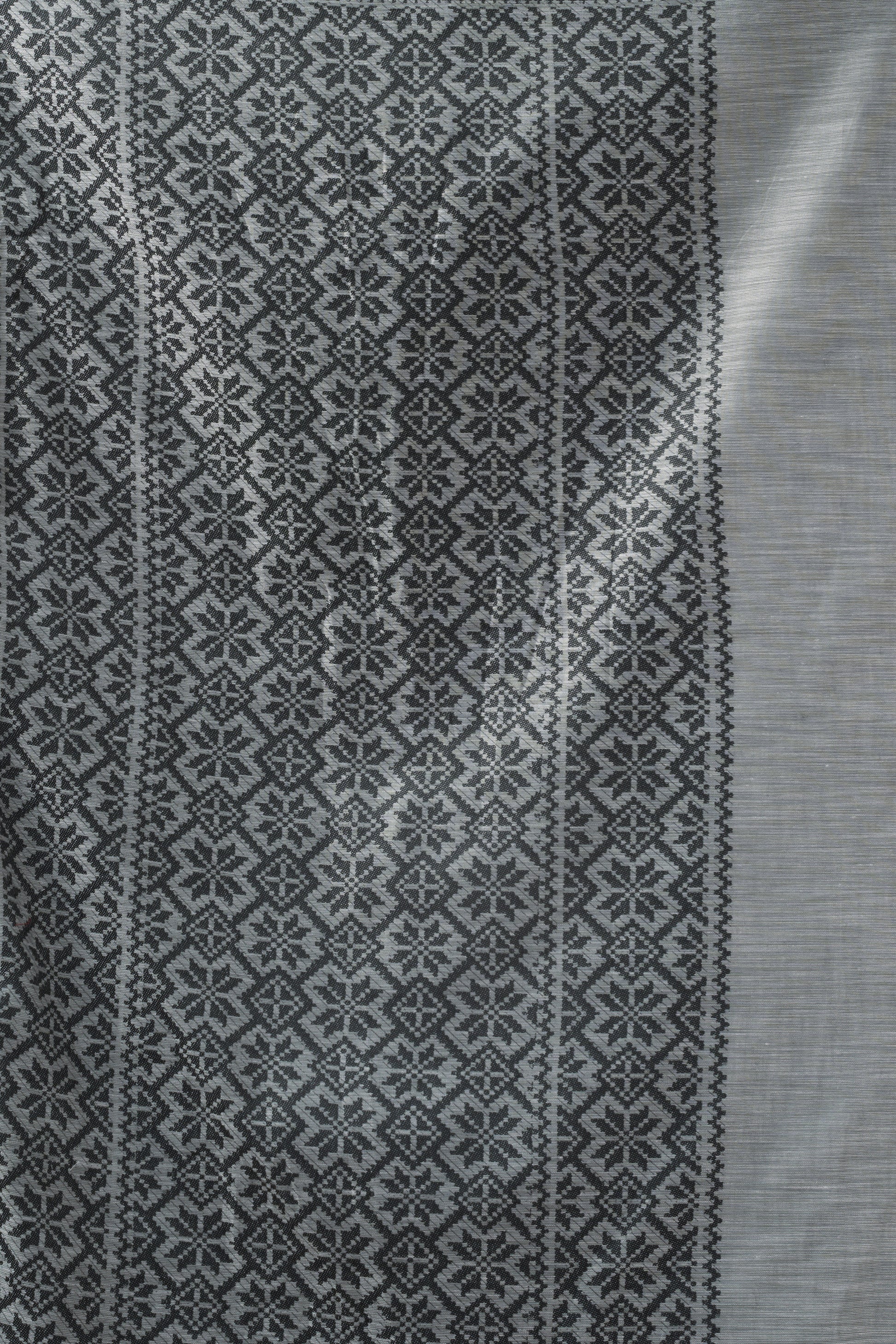 Pure Linen by Linen Handloom Saree