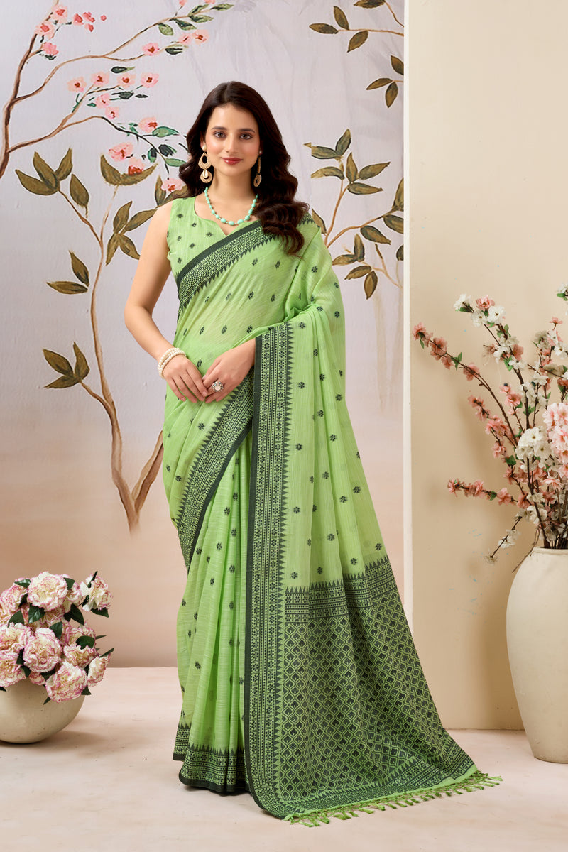 Pure Linen Saree – Effortless Elegance for Everyday Wear