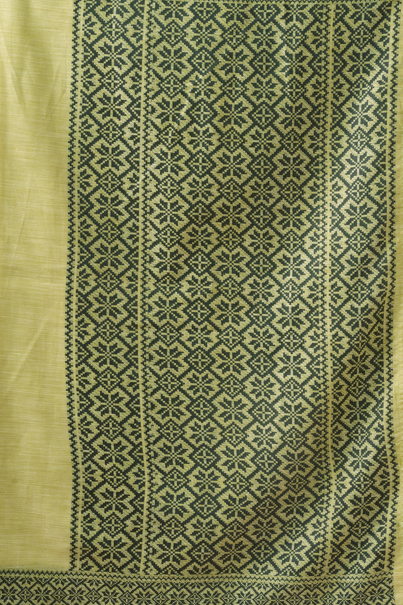 Pure Linen by Linen Handloom Saree