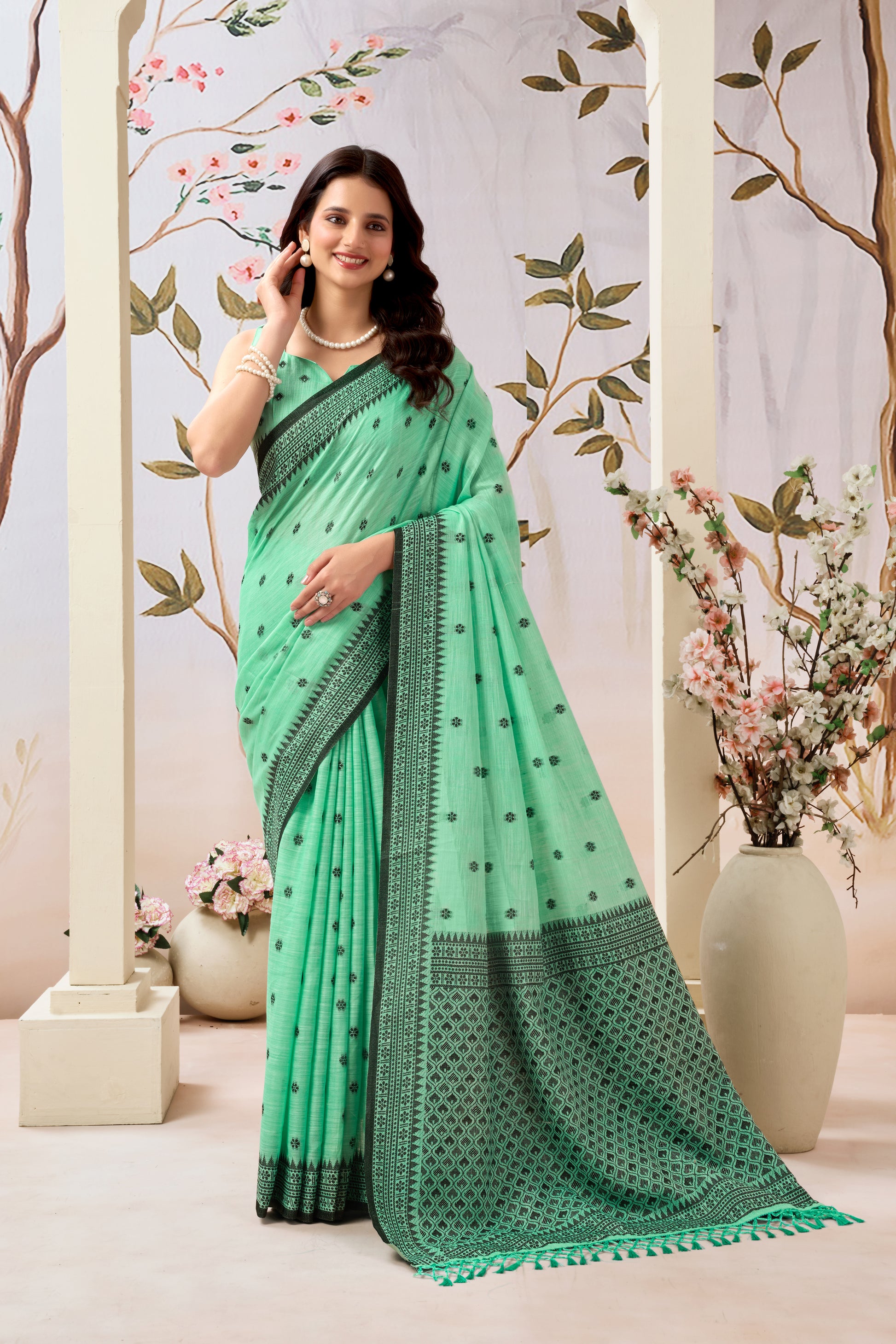 Pure Linen Saree – Effortless Elegance for Everyday Wear