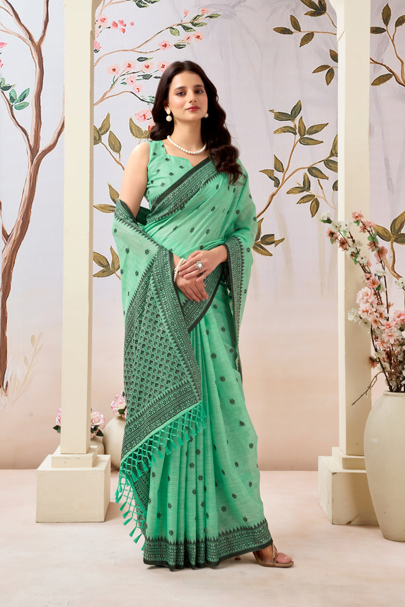 Pure Linen Saree – Effortless Elegance for Everyday Wear