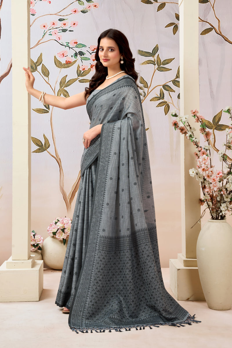 Pure Linen Saree – Effortless Elegance for Everyday Wear