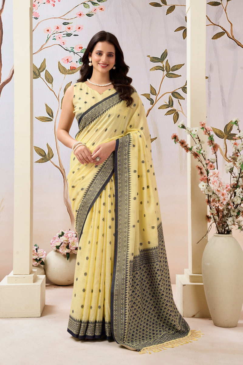 Pure Linen Saree – Effortless Elegance for Everyday Wear