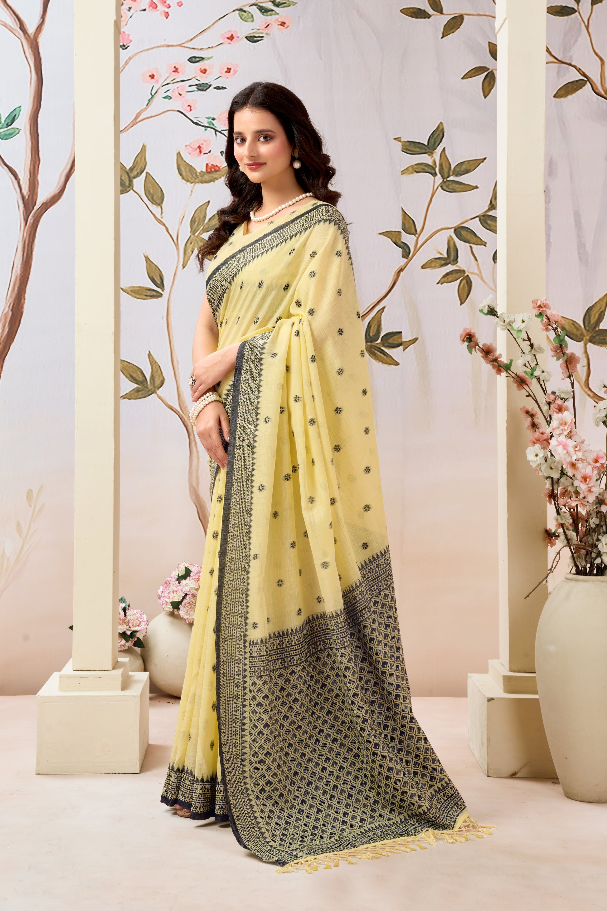 Pure Linen Saree – Effortless Elegance for Everyday Wear