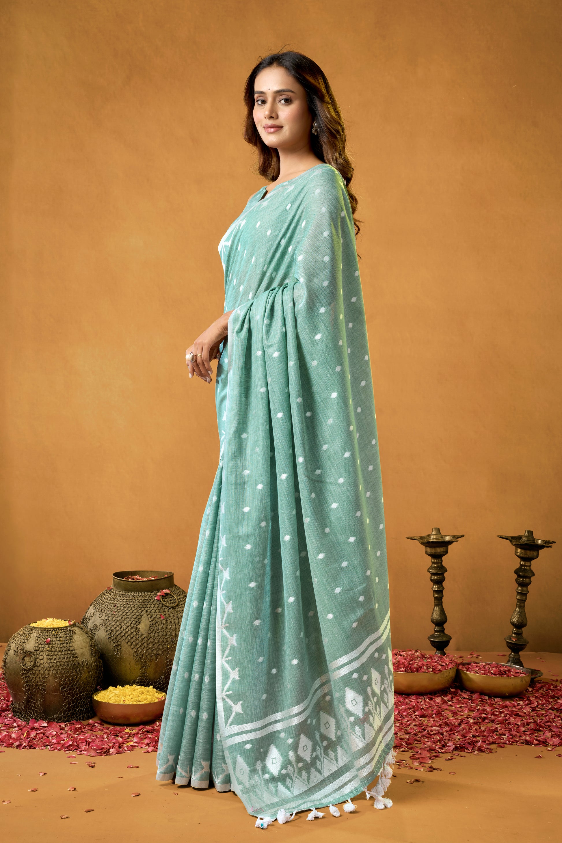 Pure Linen by Linen Saree
