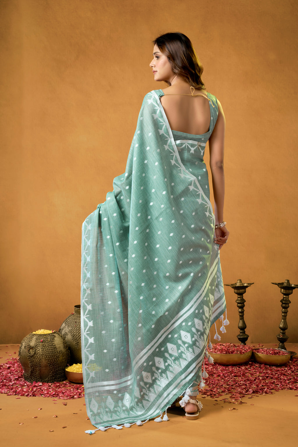 Pure Linen by Linen Saree
