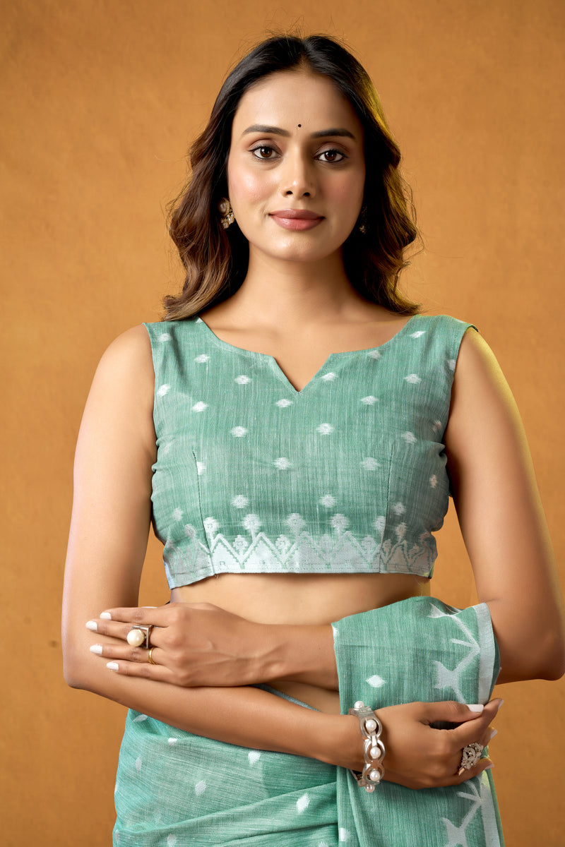 Pure Linen by Linen Saree