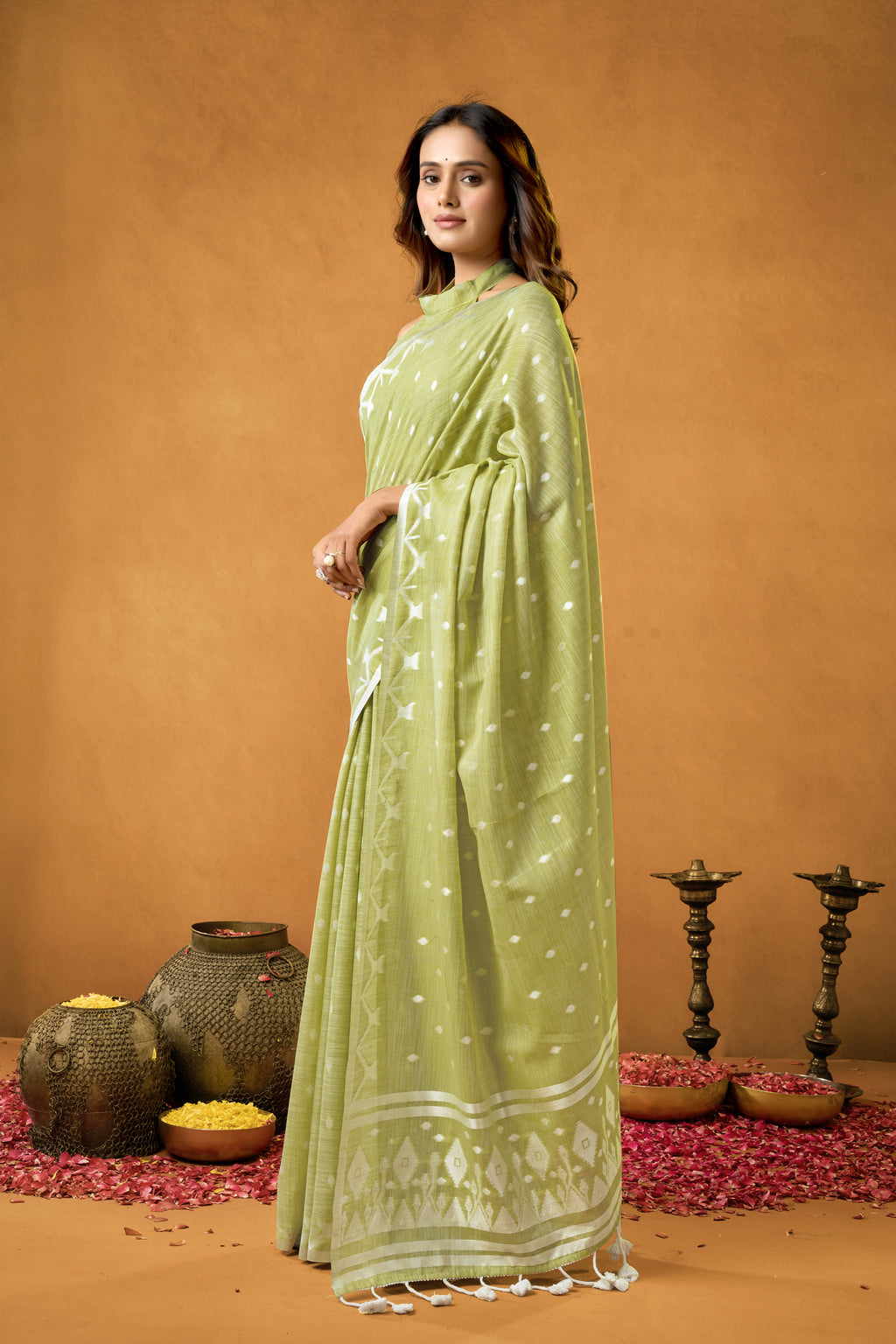 Pure Linen by Linen Saree