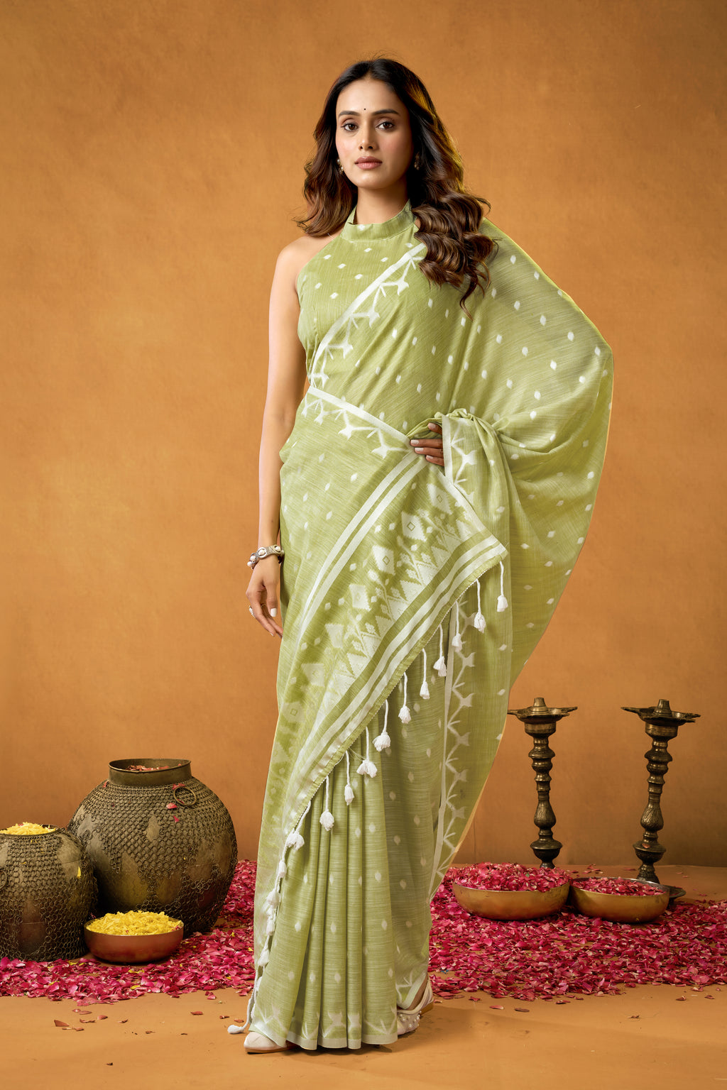 Pure Linen by Linen Saree