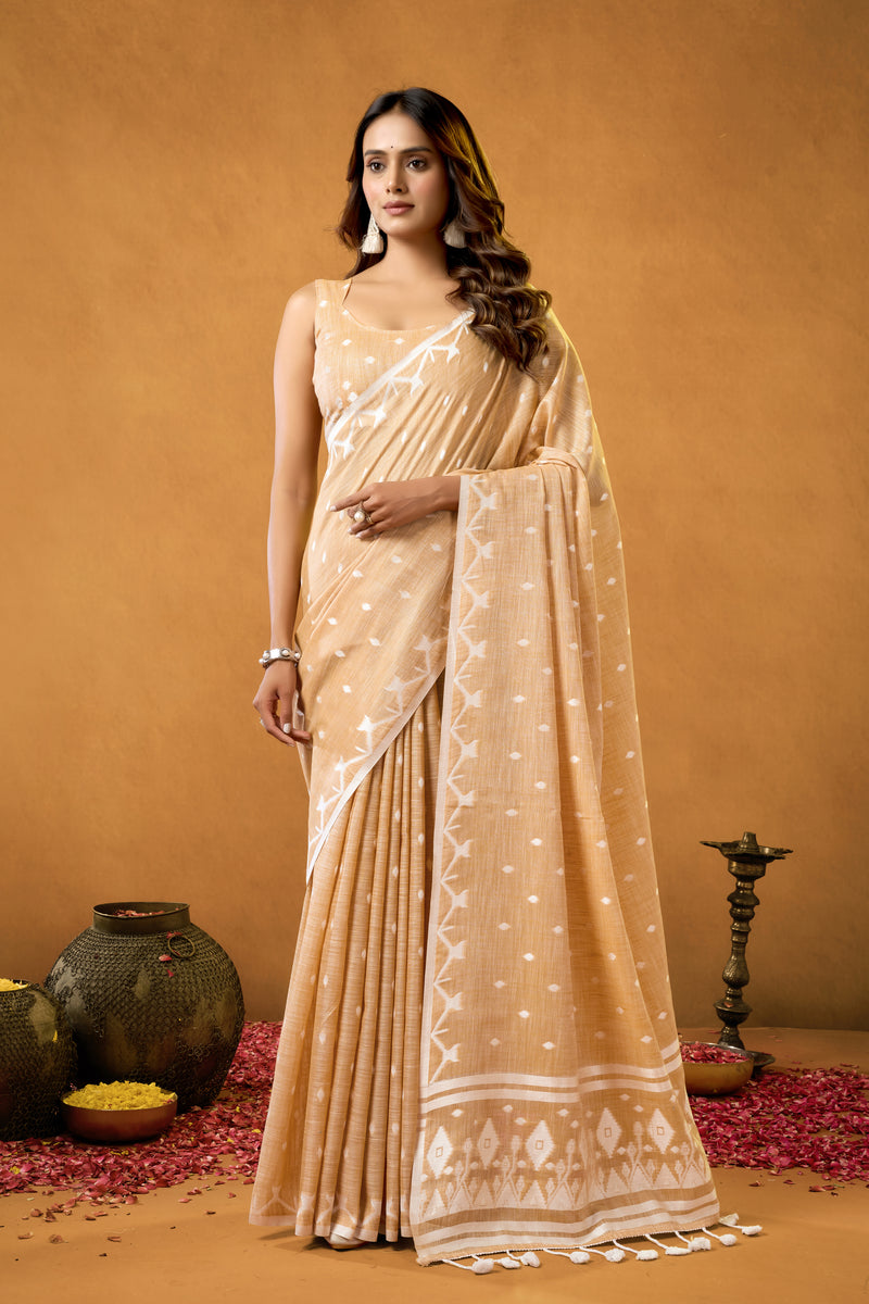 Pure Linen by Linen Saree