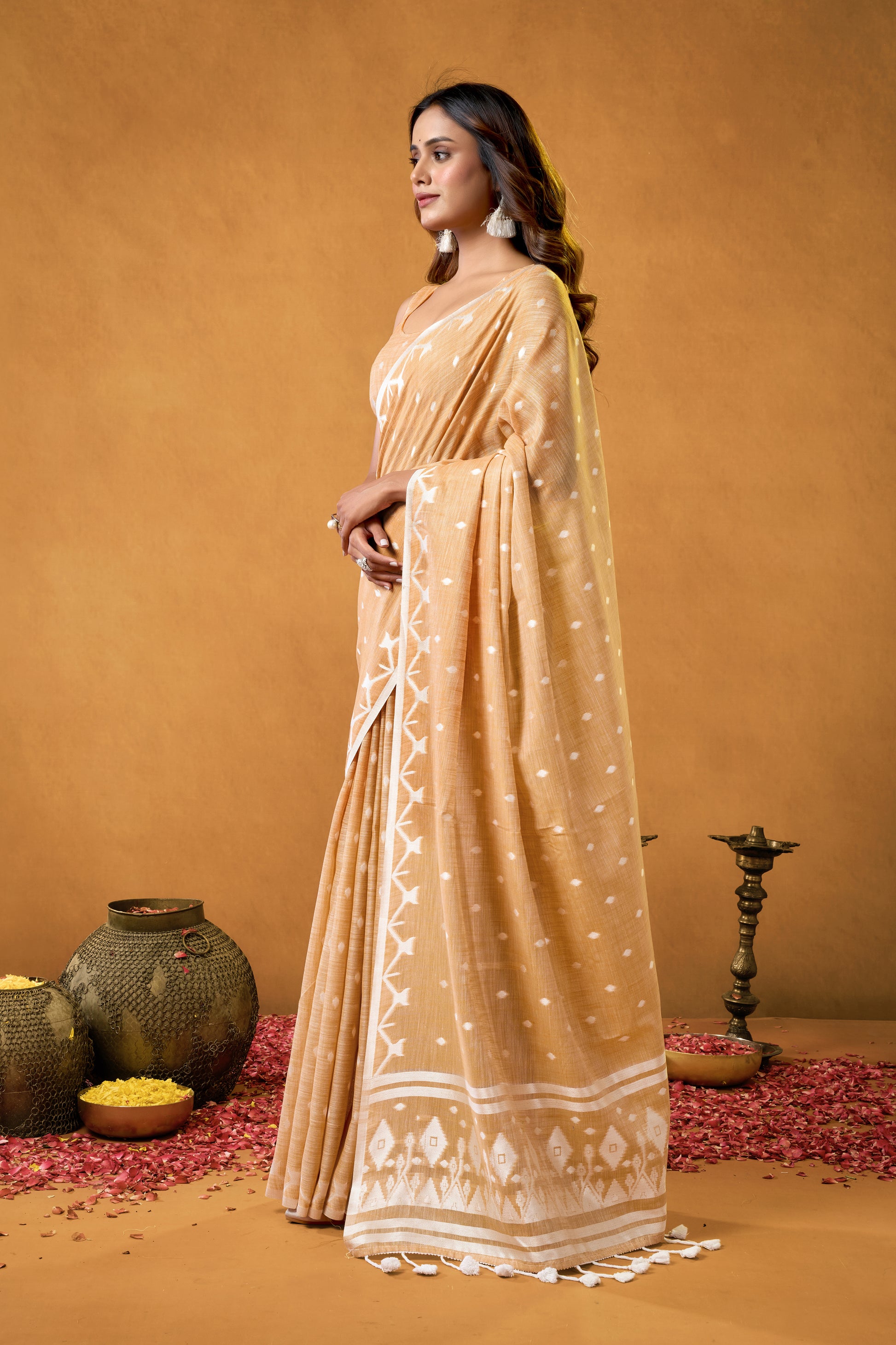 Pure Linen by Linen Saree