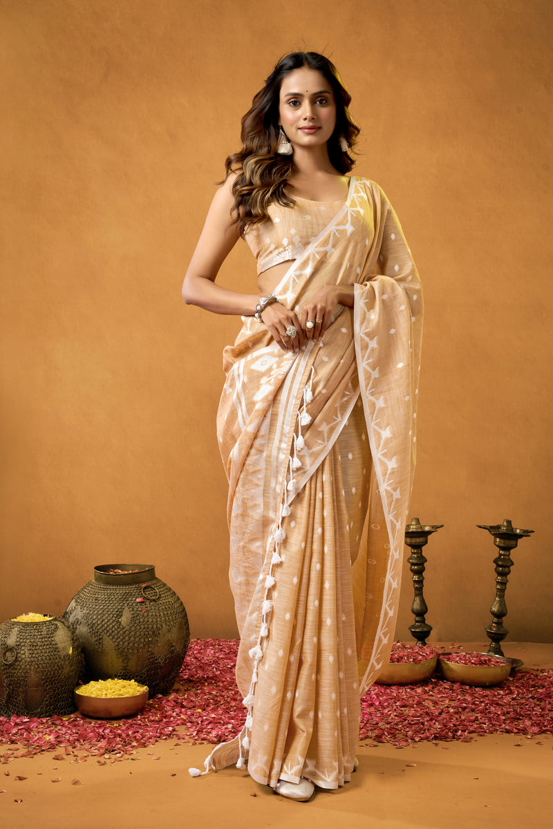 Pure Linen by Linen Saree