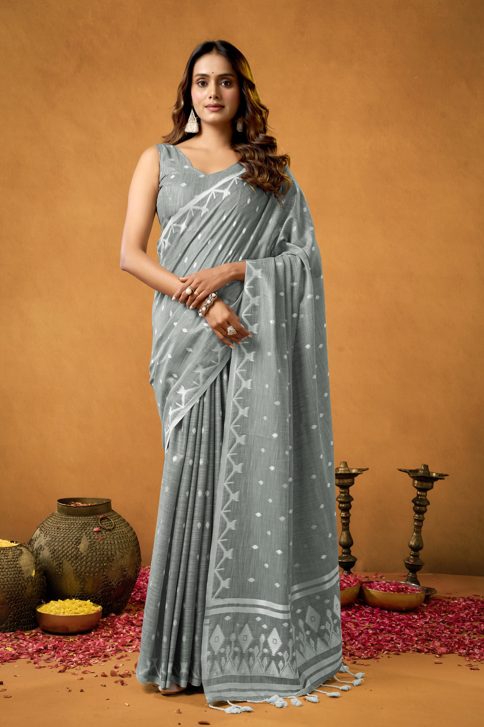 Pure Linen by Linen Saree