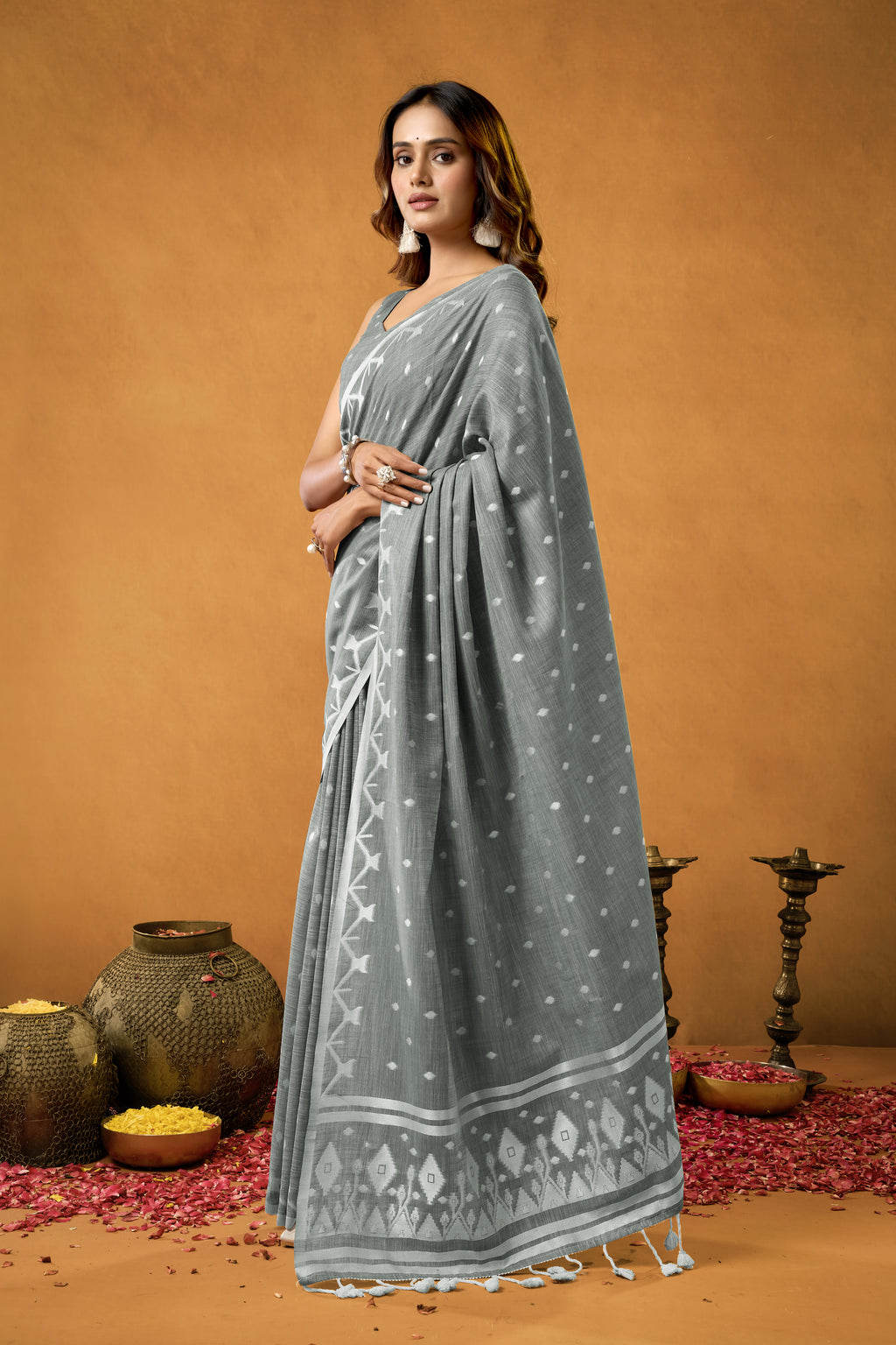 Pure Linen by Linen Saree