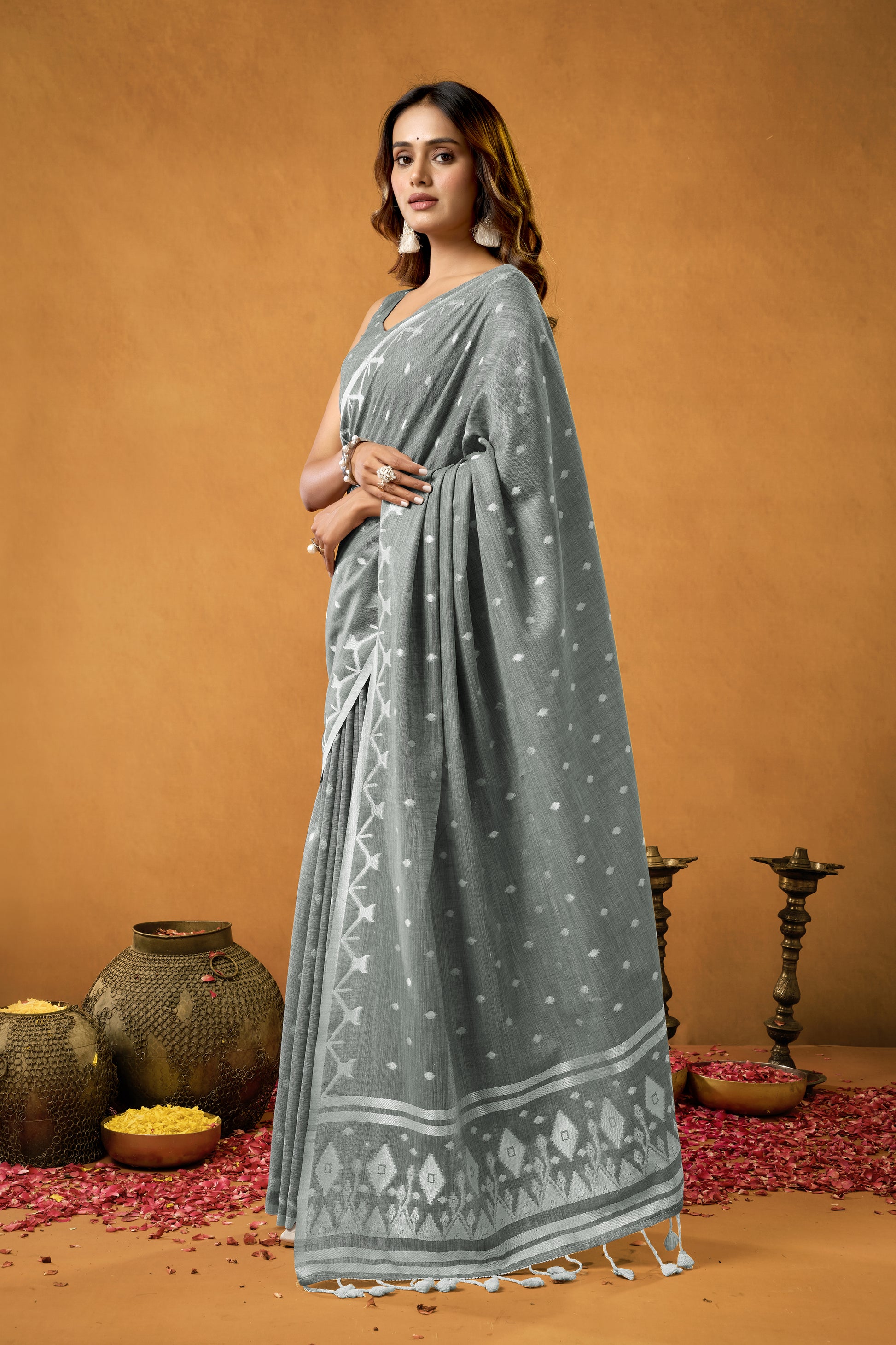 Pure Linen by Linen Saree