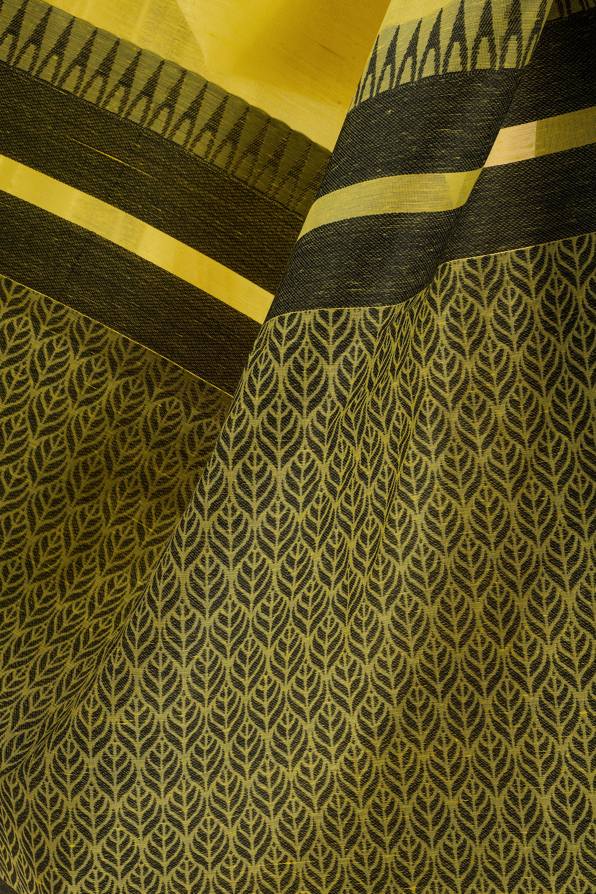 Pure Spun Cotton Hand loom Style Saree