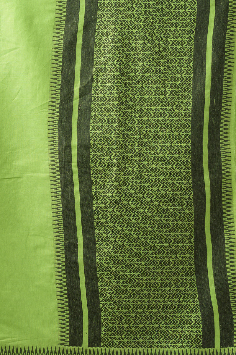 Pure Spun Cotton Hand loom Style Saree