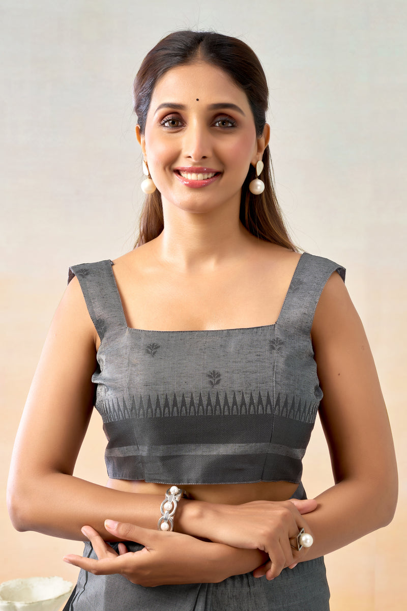 Pure Spun Cotton Hand loom Style Saree