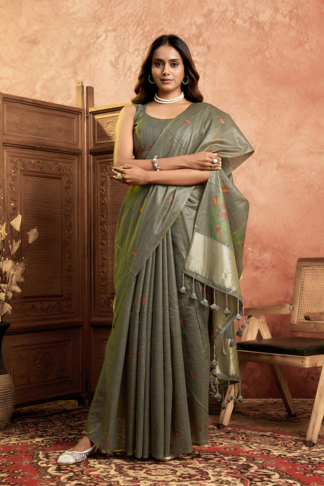 New Pure Cotton Saree