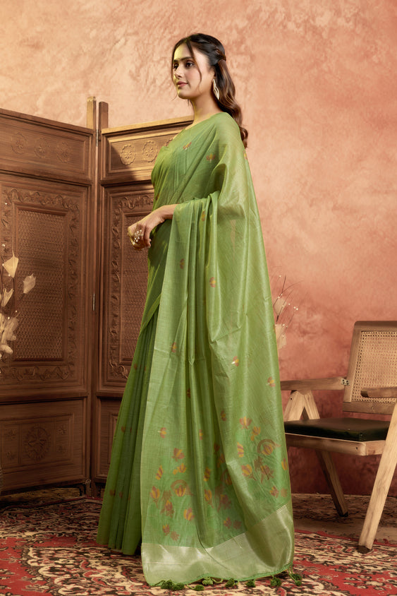 New Pure Cotton Saree