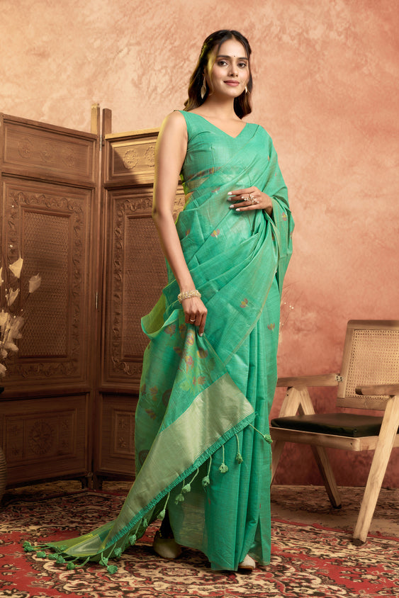 New Pure Cotton Saree