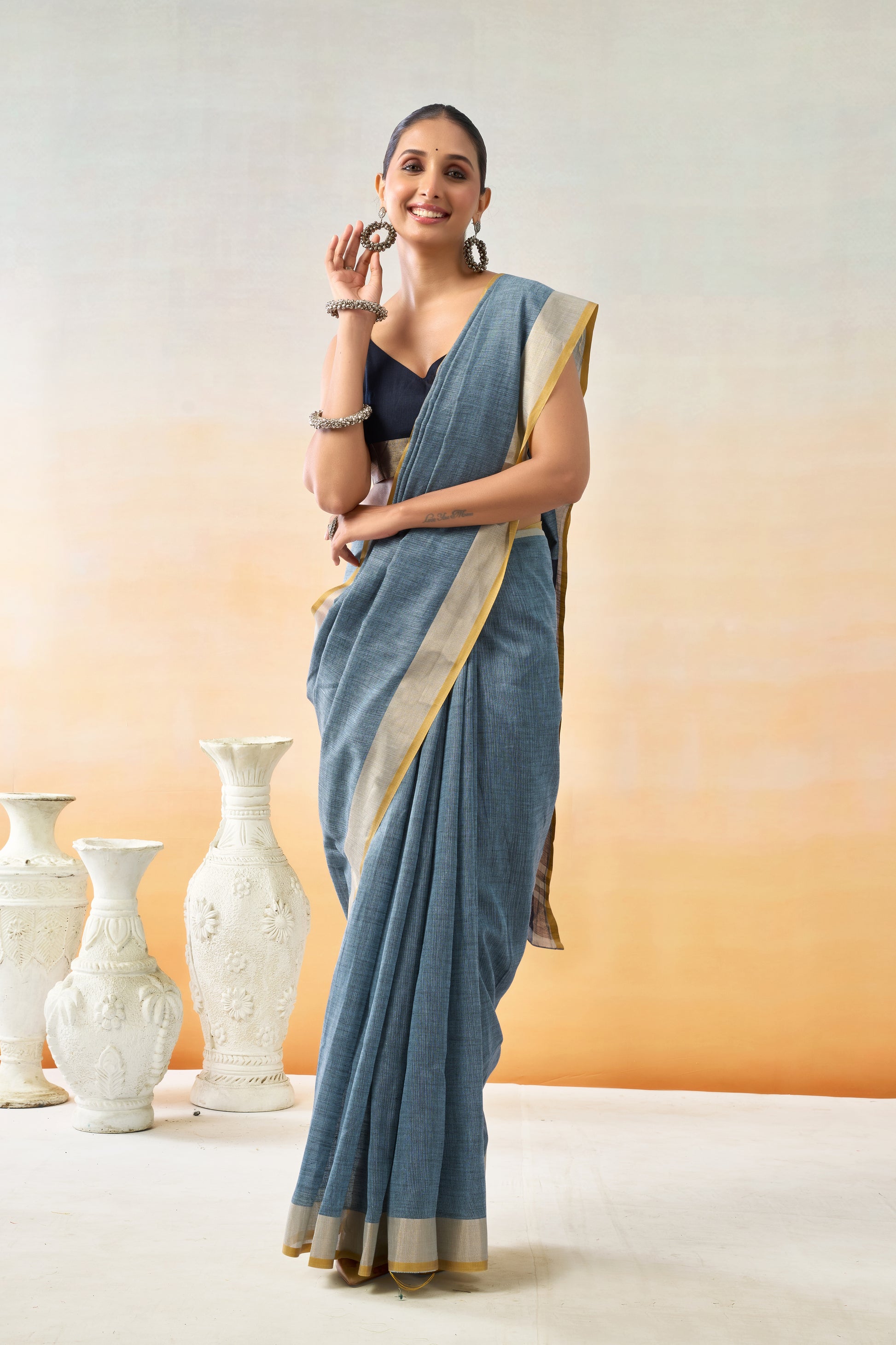 Pure Cotton Handloom Saree