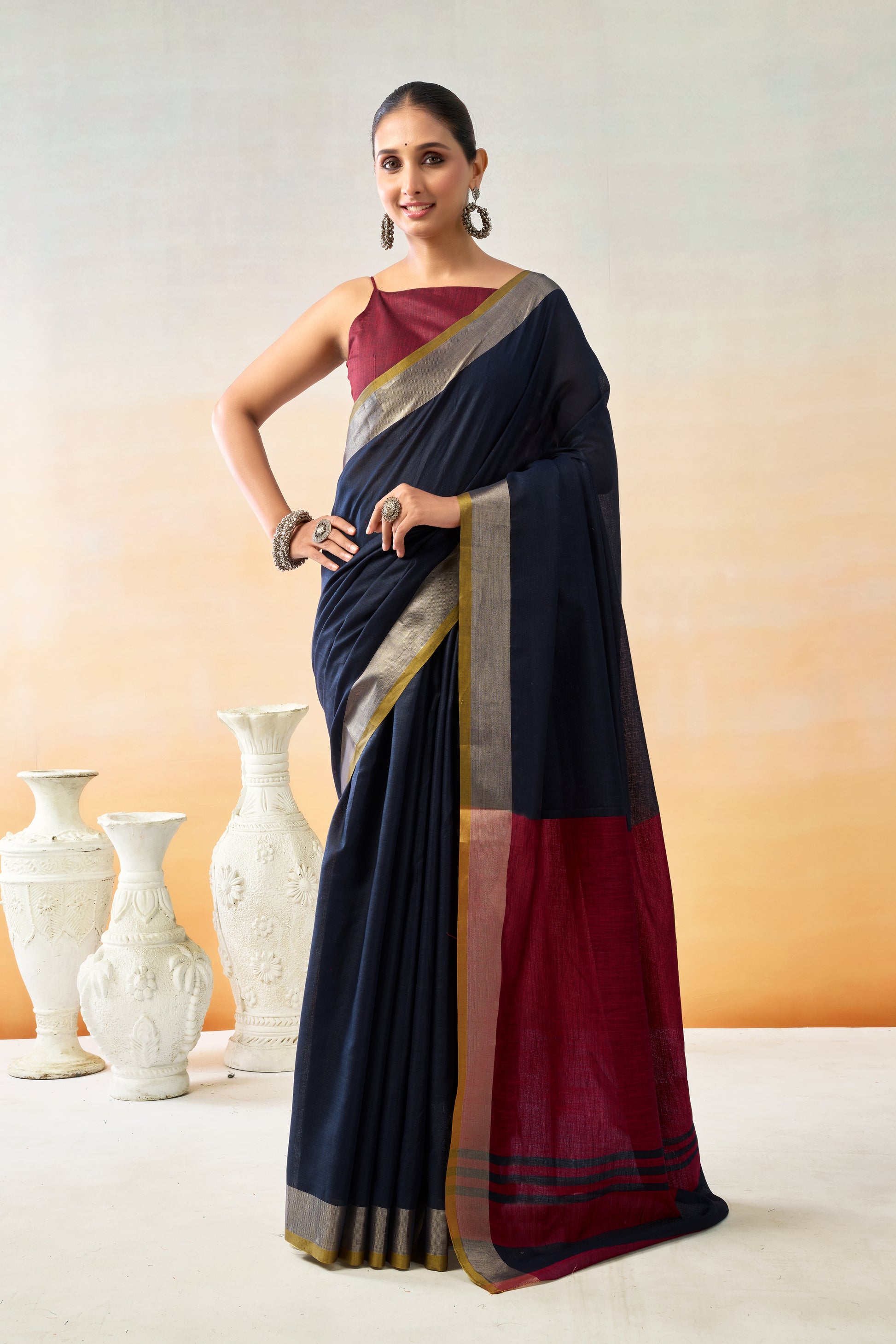 Pure Cotton Handloom Saree