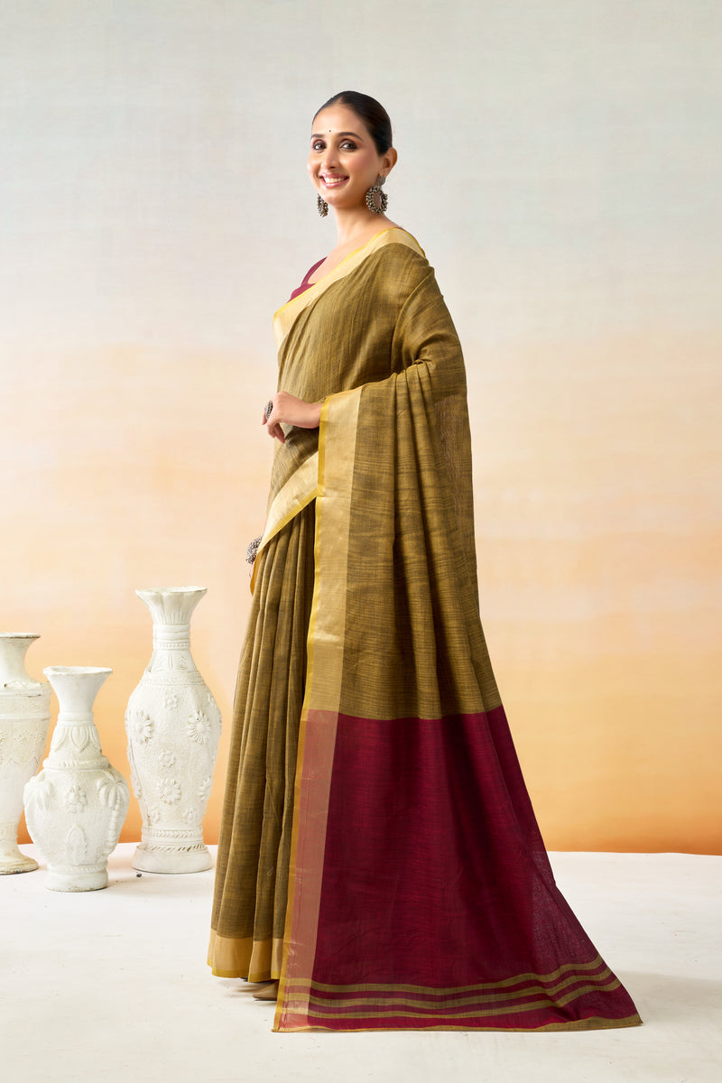Pure Cotton Handloom Saree