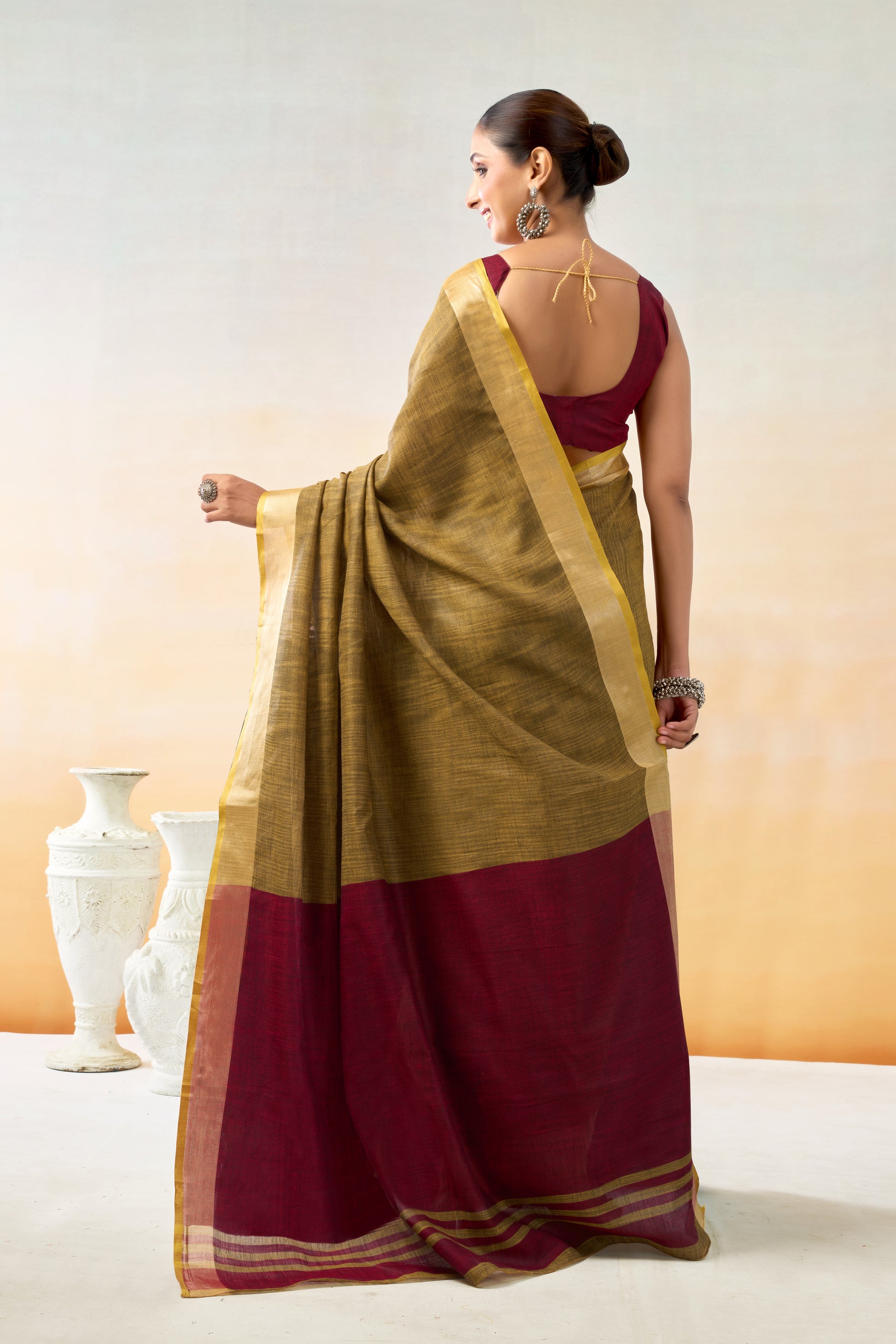 Pure Cotton Handloom Saree