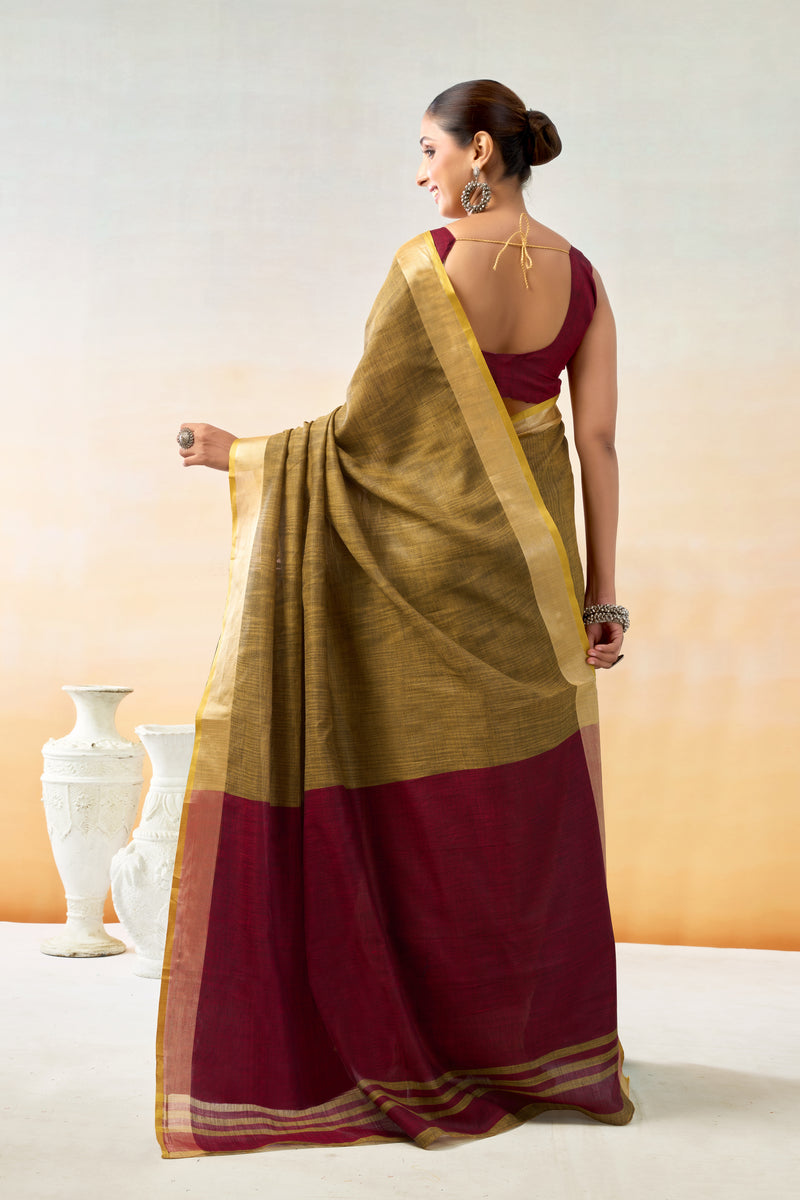Pure Cotton Handloom Saree