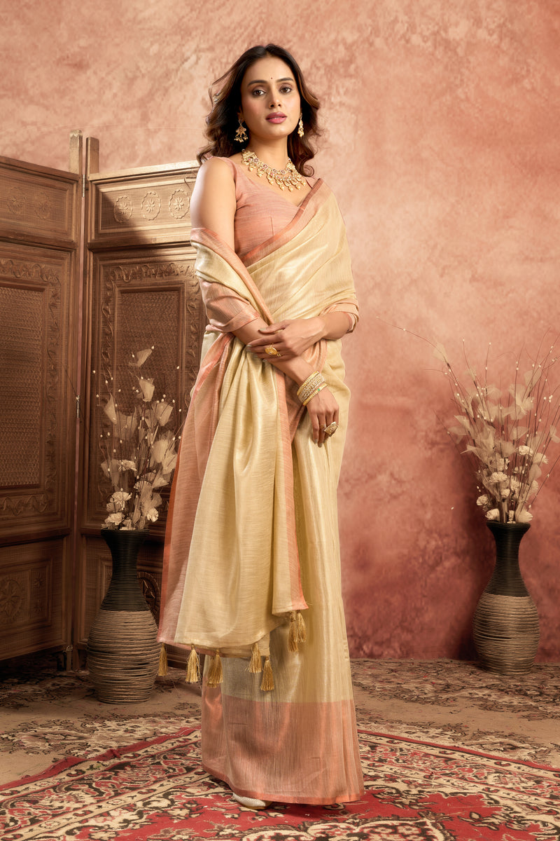 Pure Mul Tissue Saree