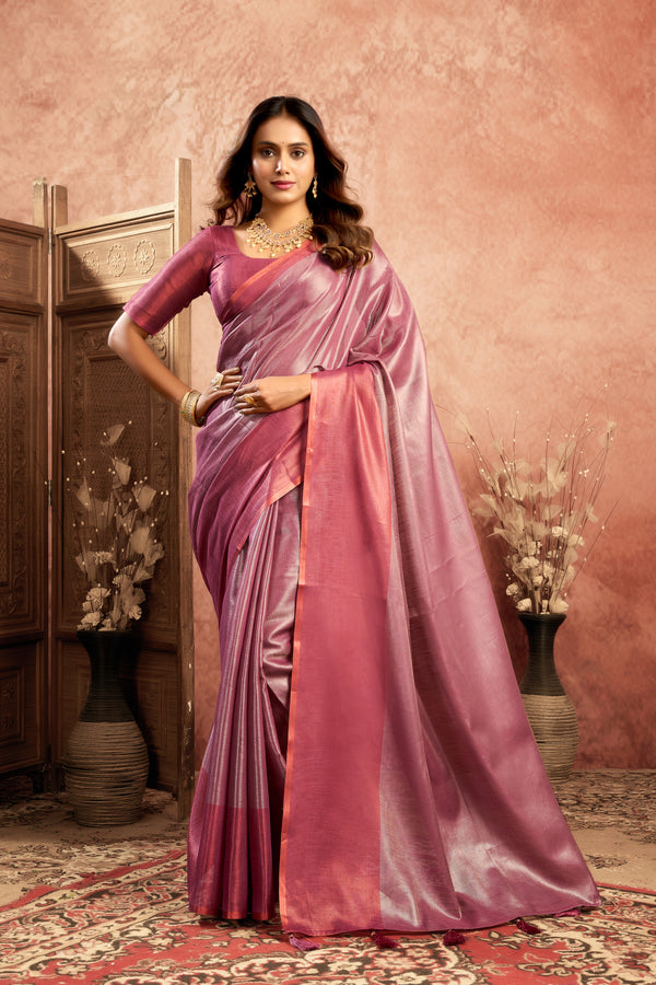 Pure Mul Tissue Saree