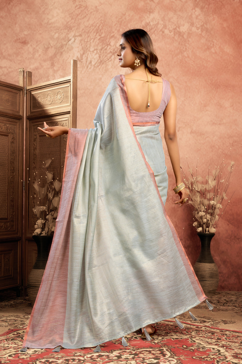 Pure Mul Tissue Saree