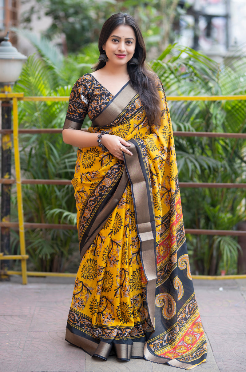 Soft Cotton Crape Saree