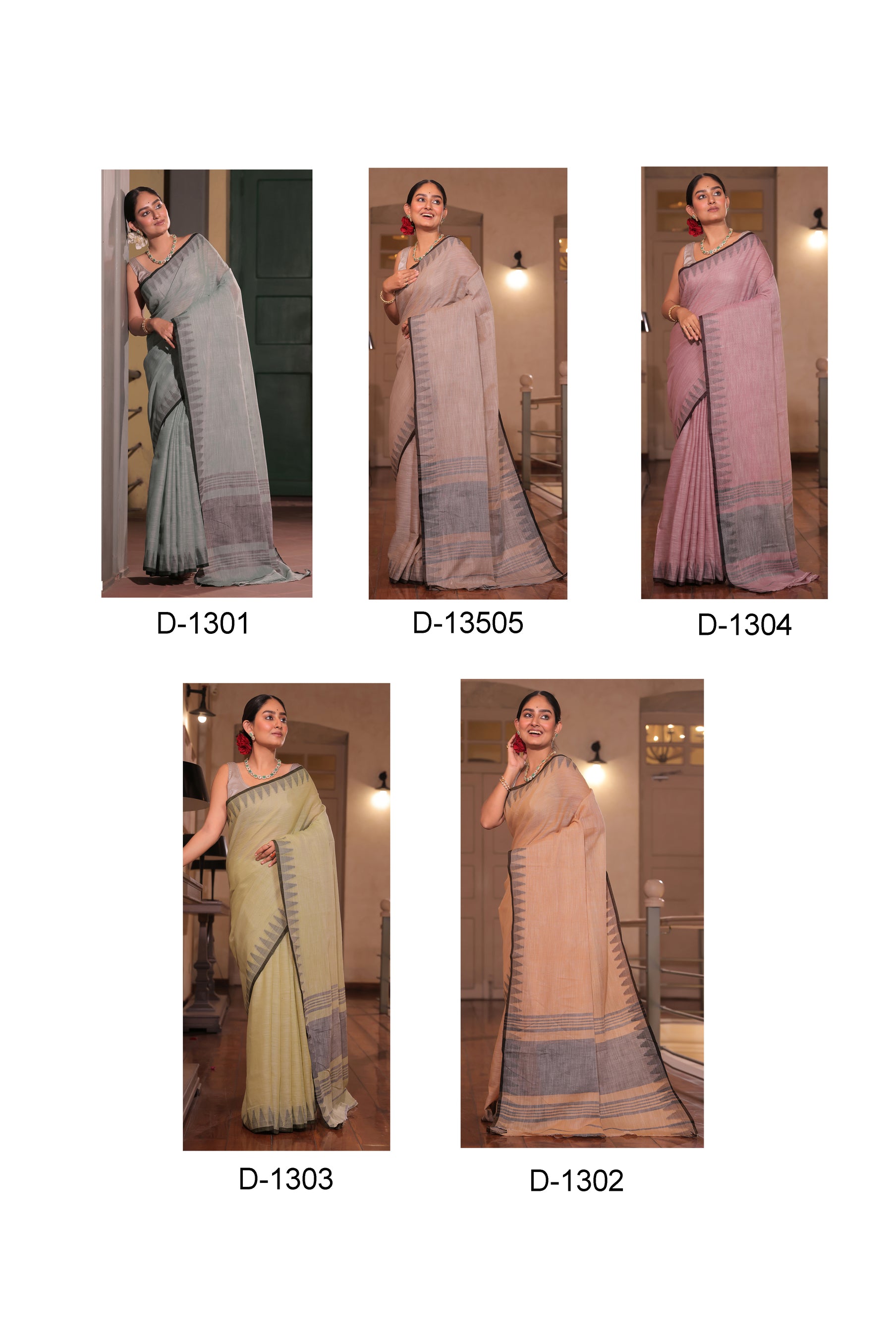 Rupashri Pure Linen Saree